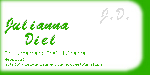 julianna diel business card